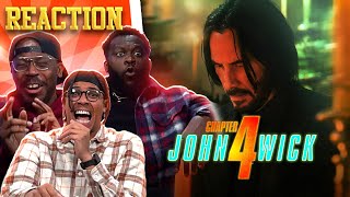 John Wick Chapter 4 Official Trailer Reaction [upl. by Kensell]