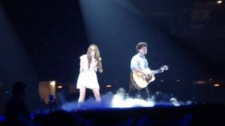 Before The Storm Live  Jonas Brothers and Miley Cyrus [upl. by Severen]