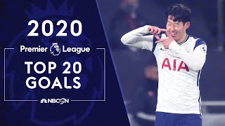 Top 20 Premier League goals of 2020  NBC Sports [upl. by Tijnar]