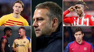 Barcelona News ft Nico Williams Frenkie de Jong amp Ansu Fati [upl. by Liborio809]