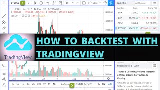 How to Backtest a Trading Strategy on Tradingview Works for Forex amp Stocks [upl. by Akiaki567]