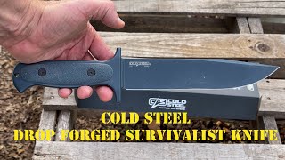 Cold Steel  Drop Forged Survivalist Knife [upl. by Kalbli]