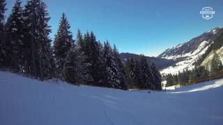 Skigebiet Balderschwang Kreuzleabfahrt an der Riedbergerhornbahn [upl. by Adelric]