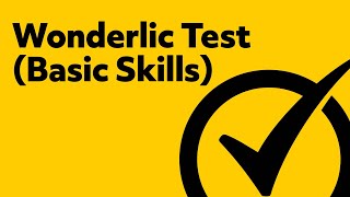 Free Practice Wonderlic Basic Skills Test [upl. by Ertnod362]