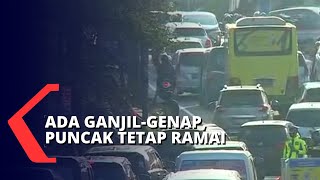 Aturan Ganjil Genap di Puncak Lalu Lintas Tetap Ramai [upl. by Punak]