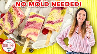 Tie Dye Popsicle Recipe No Popsicle Mold Needed [upl. by Haron169]