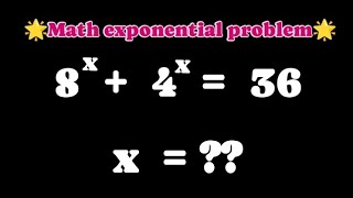 Exponential maths problemFind value of x Math olympiad simplification matholympiad exponential [upl. by Pepito]