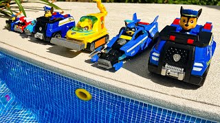 PAW Patrol Rescue Wheels Adventures w Chase 🚗 2 Hours  Looking for Paw Patrol in the pool [upl. by Cilegna]