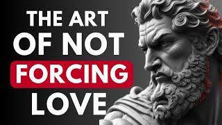 NEVER BEG for LOVE and have everything NATURALLY  The Art Of Not Forcing Love  Stoicism [upl. by Meikah]