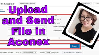 Upload and Send Document in Aconex [upl. by Ariamat]