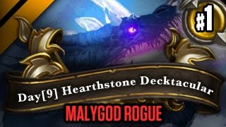 Day9 HearthStone Decktacular 128  Malygod Rogue P1 [upl. by Papke976]