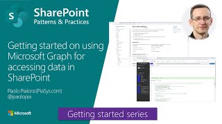 Getting started on using Microsoft Graph for accessing data in SharePoint [upl. by Gunzburg]