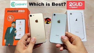 Flipkart 2GUD vs Cashify  Which is Best For Refurbished iPhones HINDI [upl. by Barmen]