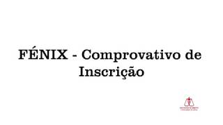 FDUL  Fénix Comprovativo de inscricao [upl. by Oirram55]