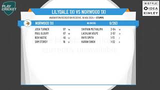 Lilydale 1XI v Norwood 1XI  Round 6  Day 1 Season 202425 [upl. by Beaumont268]