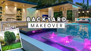 From Residence To Resort Drastic Backyard MAKEOVER [upl. by Faunie]