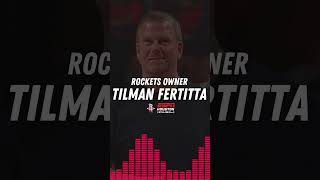 Houston Rockets Tilman Fertitta “The Rockets need an allstar to take the next step” [upl. by Okorih627]