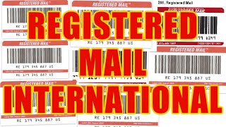 How To Prepare and Send REGISTERED MAIL WITH MORE DETAIL using POST OFFICE SERVICE for INTERNATIONAL [upl. by Suiramad]