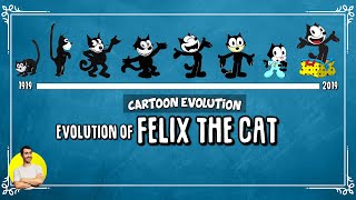 Evolution of FELIX THE CAT  100 Years Explained  CARTOON EVOLUTION [upl. by Alexine]