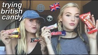 AMERICANS TRY BRITISH CANDY  okaysage [upl. by Nawor]