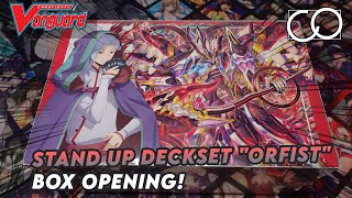 Cardfight Vanguard Stand Up Deckset quotOrfistquot Box Opening [upl. by Anstus]