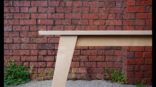 A Simple Modern Plywood Desk [upl. by Jeanne]