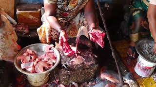 Incredible Cutting Skills Giant Katla FishCutting By Expert FishCutter [upl. by Einaej]