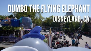 Dumbo the Flying Elephant Ride Through in 4K at Disneyland CA September 2022 [upl. by Lemahs]