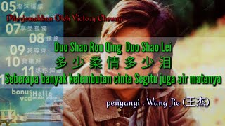 Duo Shao Rou Qing Duo Shao Lei 多少柔情多少泪  王杰 Wang Jie Lirik Dan Terjemahan [upl. by Yarehs358]