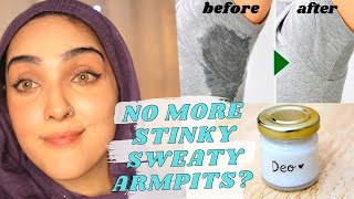 NATURAL DEODORANT RECIPE  HOW TO STOP SWEATING PERMANENTLY Immy [upl. by Jaynell]