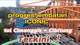 tol Cimanggis  Cibitung mantap ‼️ jembatan tol ICONIC [upl. by Etnomal]