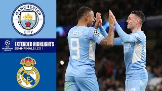 Manchester City vs Real Madrid Extended Highlights  UCL SemiFinals  Leg 1  CBS Sports Golazo [upl. by Vickie993]