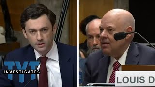 WATCH Jon Ossoff Makes A Complete FOOL Of Louis DeJoy [upl. by Berriman953]