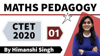 Target CTET2020  Maths Pedagogy by Himanshi Singh  Class01 [upl. by Cristen]