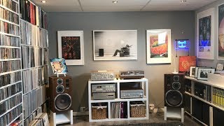 Music Room Tour January 2019  The Vinyl Corner [upl. by Ysset]