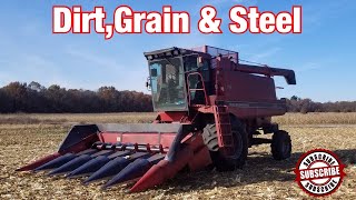 Case IH 1660 Axial Flow Combine Rotor Belt Replacement [upl. by Nyved]