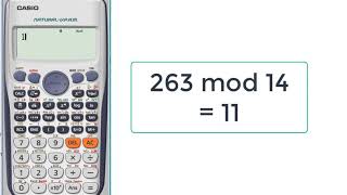 Calculate mod the Remainder using calculator with one step  991ES [upl. by Newton]