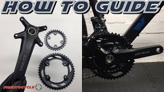 How To Replace Shimano GRX 600 Chainrings [upl. by Kraus19]