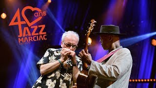 Eric Bibb amp JeanJacques Milteau quotBourgeois Bluesquot JazzinMarciac 2017 [upl. by Eitsirk]