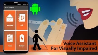 Voice Assistant Android App For Visually Impaired [upl. by Edualcnaej249]