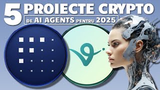 5 PROIECTE CRYPTO DE AI AGENTS DE URMARIT IN 2025 [upl. by Danyluk604]