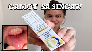 MABISANG GAMOT SA SINGAW or CANKER SORES  KAMILLOSAN [upl. by Emlin492]