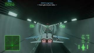 Ace Combat 7  MiG31 ISEV Tunnel Run  Maximum Speed Ace [upl. by Euqinot230]