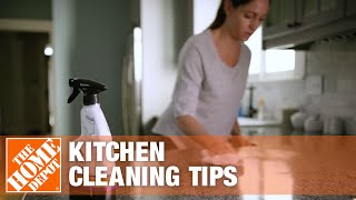 How to Clean a Kitchen  Kitchen Cleaning Tips  The Home Depot [upl. by Nortna311]