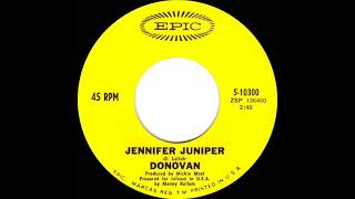 1968 HITS ARCHIVE Jennifer Juniper  Donovan mono [upl. by Osnofledi543]