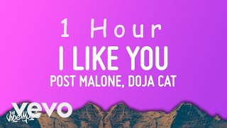 Post Malone Doja Cat  I Like You A Happier Song Lyrics  1 HOUR [upl. by Dyan666]