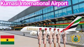 Latest Update Kumasi International Airport Receives First International Flight [upl. by Helfant316]