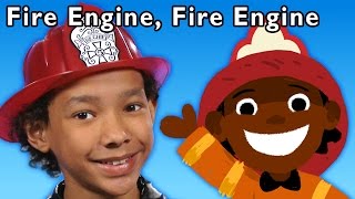 Fire Engine Fire Engine and More  Mother Goose Club Songs for Children [upl. by Assiar]