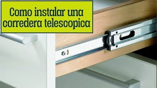 EmpoTIP 1  Como colocar o instalar correderas telescopicas FACIL [upl. by Viradis]