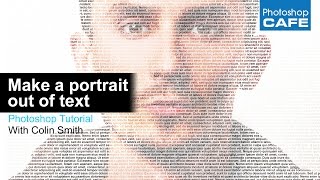 how to make text portraits in photoshop [upl. by Adnopoz459]